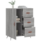 Sideboard Grey Sonoma 69.5x34x90 cm Engineered Wood 827890