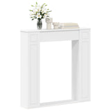 Fireplace Surround White 100 x 20 x 100 cm Engineered Wood 8006615