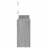 3 Piece Dressing Table Set Grey Sonoma Engineered Wood 3276523