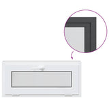 Basement Window RISOR 90x40 cm Tilt 2 Glazing Anthracite 4108422