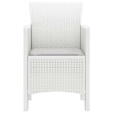 Garden Chair 2 pcs White 53 x 49 x 85 cm Polypropylene 847460