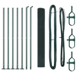 Welded Wire Fence with Concrete Base 10 x 0.8 m 3352396