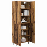 Highboard 2 pcs Old Wood Engineered Wood 3415649