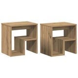 Bedside Cabinets 2 pcs Artisan Oak 40x30x40 cm Engineered Wood 856529