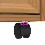 Rolling Cabinet with Drawers CORONA Honey Brown 42040537