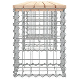 Garden Bench Gabion Design 203x31x42 cm Solid Wood Pine 834332