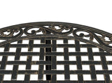 Garden Dining Set Bronze Cast aluminium 5-piece set Durable 3216326