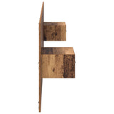 Headboard with Cabinet 3 pcs Old Wood Engineered Wood 3415742