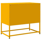 TV Cabinet Mustard Yellow 68.5x39x60.5 cm Steel 846473