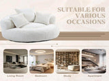 COOLMORE Lazy Sofa Durable Comfort Lounger High Back Bean Bag Chair Couch With Three Pillows for W2678P312242