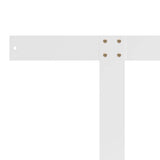 Backrest for Pallet Sofa White 110 cm Iron 315792