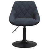 Swivel Dining Chairs 2 pcs Dark Grey Velvet 335328