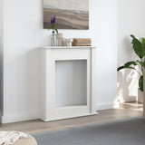Fireplace Surround White 75x20x87.5 cm Engineered Wood 854580