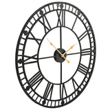 Vintage Wall Clock with Quartz Movement Metal 60 cm XXL 50645