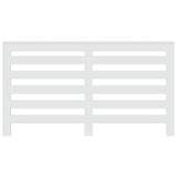 Radiator Cover White 149x20x82 cm Engineered Wood 852699