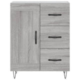 Highboard Grey Sonoma 69.5x34x180 cm Engineered Wood 3198111