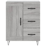Highboard Grey Sonoma 69.5x34x180 cm Engineered Wood 3190019
