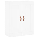 Highboard White 69.5x34x180 cm Engineered Wood 3199721