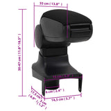Car Armrest Black 15x35x cm ABS 154686