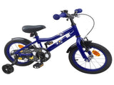Kids Bike 14 Inches for 3-5 Years Old Dark Blue 42009523