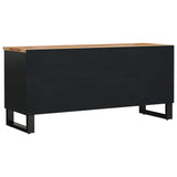 TV Cabinet 100x33x46 cm Solid Wood Acacia&Engineered Wood 351971