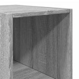 Highboard Grey Sonoma 30x41x185 cm Engineered Wood 846416