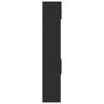 Slim Storage Cabinet Black 45x42.5x225 cm Engineered Wood 3281295