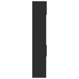 Slim Storage Cabinet Black 45x42.5x225 cm Engineered Wood 3281295