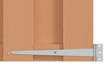 Garden Gate 100 x 100 cm WPC and Aluminium Brown 42039049