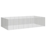 Free Range Animal Enclosure 24-Panel 54x100 cm Galvanised Iron 3321349