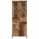 Highboard Old Wood 69.5 x 34 x 180 cm Engineered Wood 3415652
