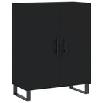 Highboard Black 69.5x34x180 cm Engineered Wood 3199578