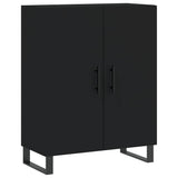Highboard Black 69.5x34x180 cm Engineered Wood 3199578