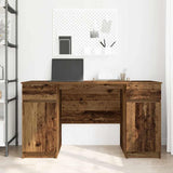 Desk with Drawer Old wood 140 x 49 x 76 cm Engineered wood 3328514