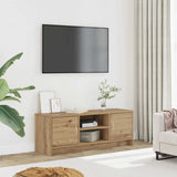 TV Cabinet Artisan Oak 102x30x37.5 cm Engineered Wood 855817