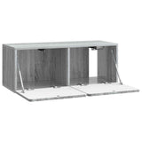 Wall-Mounted TV Cabinet Grey Sonoma 78.5 x 31 x 30 cm 898381