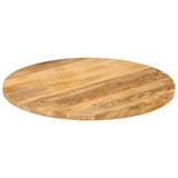 Table Top 90x3.8 cm Round Solid Wood Mango 370069