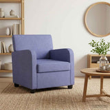 Armchair Jeans Blue Fabric 42043405