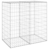 Gabion Wall with Covers Galvanised Steel 100x60x100 cm 147813
