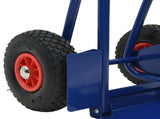 Extendable Hand Trolley Blue and Red 49.5 x 53 x 114 cm Steel 4019016