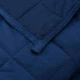 ZNTS Weighted Blanket Blue 220x235 cm King 15 kg Fabric 350801