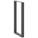 Bar Table Legs U-Shaped 2 pcs Anthracite 60x cm Steel 4013250