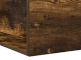 Bed Frame with Storage Smoked Oak 80 x 200 cm Engineered Wood 3429519
