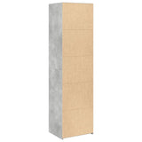 Highboard Concrete Grey 50x41x185 cm Engineered Wood 3281683