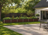 Raised Garden Bed Black 480 x 40 x 55 cm cold-rolled steel 8006286