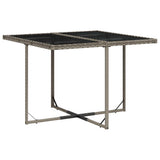 Garden Dining Set Grey, Dark Grey 3211196