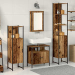 Bathroom Furniture Set 4 pcs Old wood 33 x 33 x 185.5 cm 3332594