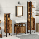 Bathroom Furniture Set 4 pcs Old wood 33 x 33 x 185.5 cm 3332594