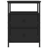 Bedside Cabinets 2 pcs Black 44x45x60 cm Engineered Wood 826004