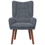 Armchair Dark Grey 63 x 67 x 94 cm Velvet 42001815